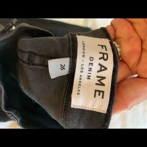 Charcoal Frame Denim skinny jeans